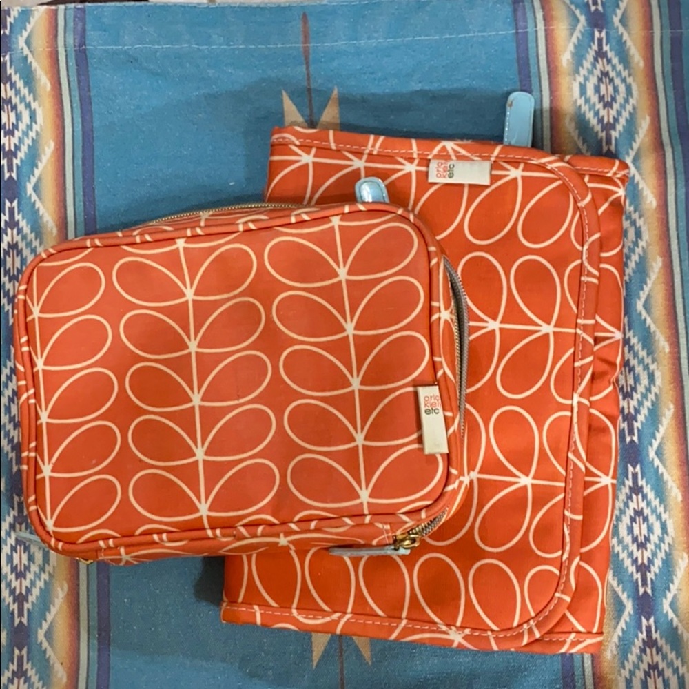 Orla Kiely Cosmetic & Medium Hanging Organizer